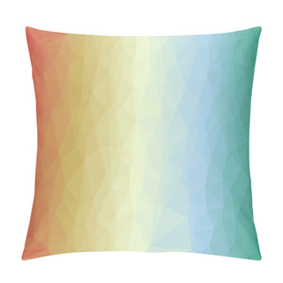 Personality  Colorful Geometric Background With Mosaic Design Pillow Covers