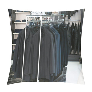 Personality  Stylish Clothes At Store Pillow Covers