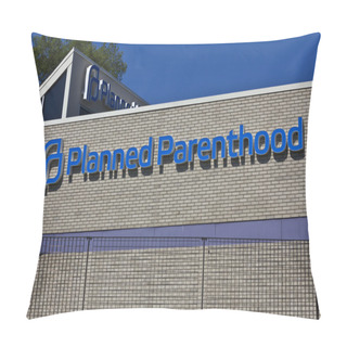 Personality  Indianapolis - Circa June 2016: Planned Parenthood Location. Planned Parenthood Provides Reproductive Health Services In The US I Pillow Covers