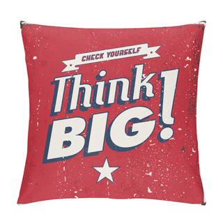 Personality  Retro Typography With Quote Pillow Covers