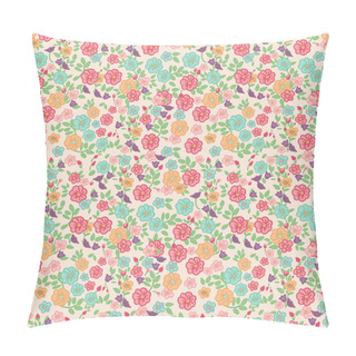 Personality  Seamless Little Flowers Pillow Covers