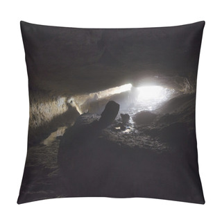 Personality  Dark Cave Near Entrance Pillow Covers