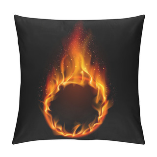 Personality  Ring Of Fire Pillow Covers