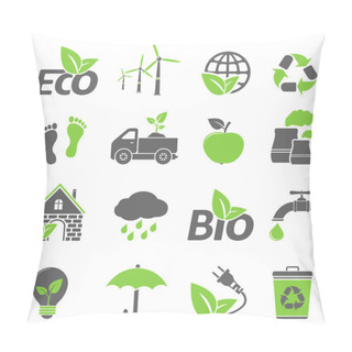 Personality  Eco Icons Pillow Covers