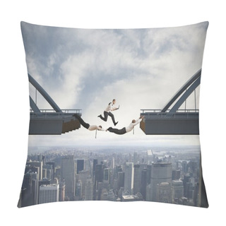 Personality  Teamwork Concept Pillow Covers