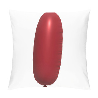 Personality  English Alphabet I Letters Balloons Text. Inflatable Helium Balloon. 3D Red Balloon Fonts Are Realistic Symbols For Holidays. Festive, Birthday, Celebration Isolated Background. Pillow Covers