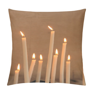 Personality  Prayer Candles Pillow Covers