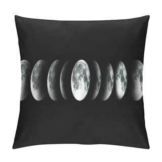 Personality  NASA. Cycle Of The Moon. Pillow Covers