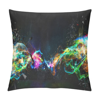 Personality  Modern Abstract Motion Banner Pillow Covers