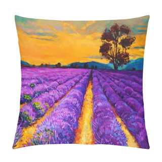 Personality  Lavender Fields Pillow Covers