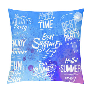 Personality  Summer Set In Retro Style Pillow Covers