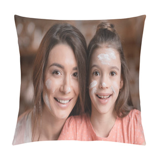 Personality  Mother And Daughter In Flour Pillow Covers