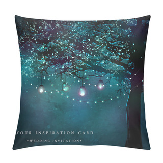 Personality  Inspiration Card For Wedding, Date, Birthday, Tea And Garden Party.  Decorative Holiday Lights Pillow Covers