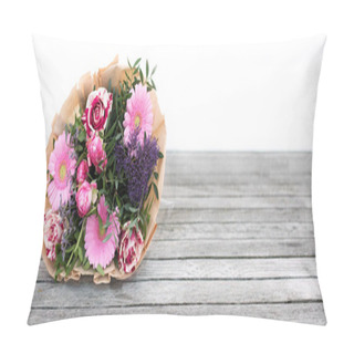 Personality  Colorful Bouquet For Birthday Pillow Covers