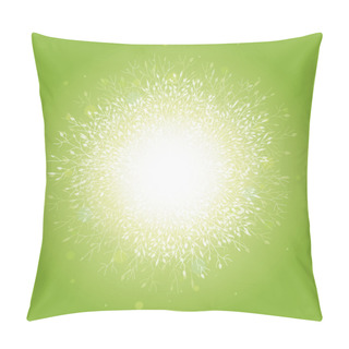 Personality  Magical Spring Trees Sunburst Background Pillow Covers