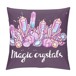 Personality  Bright Magic Crystals Pillow Covers