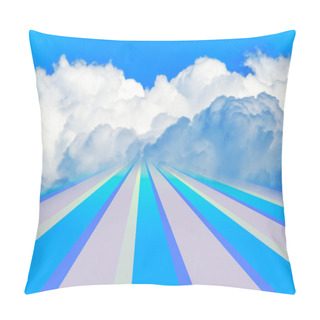 Personality  Road To Sky Pillow Covers