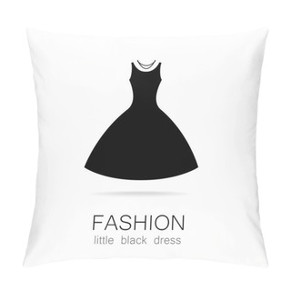 Personality  Fashion Little Black Dress Template Pillow Covers