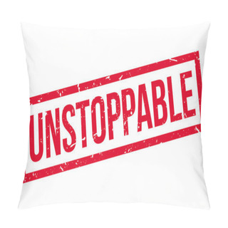 Personality  Unstoppable Rubber Stamp Pillow Covers