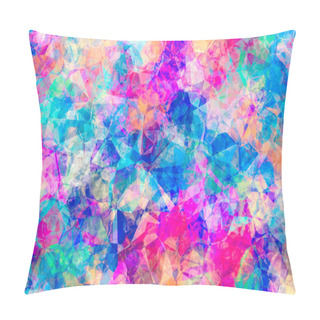 Personality  Abstract Coloured Jewel Background Pillow Covers