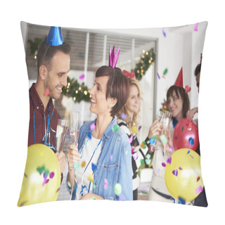 Personality  Young People Celebrate New Year  Pillow Covers