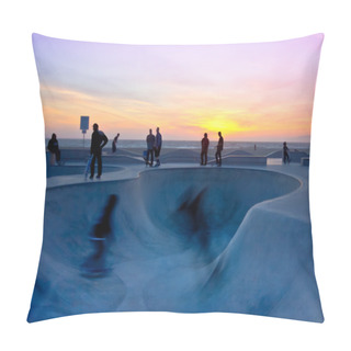 Personality  Sunset Skate Pillow Covers