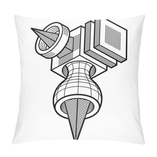 Personality  Abstract Engineering Shape Pillow Covers