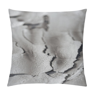 Personality  Dried Cracked Ground Surface, Global Warming Concept Pillow Covers