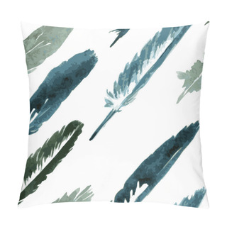 Personality  Seamless Pattern With Plumes Pillow Covers