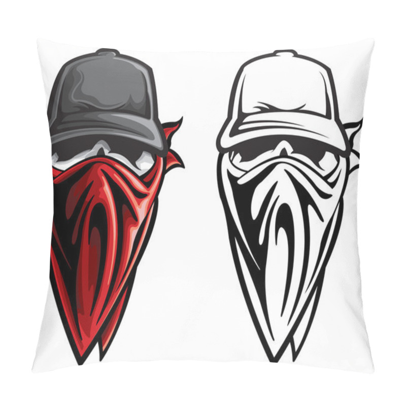 Personality  Outlaw Skull Pillow Covers