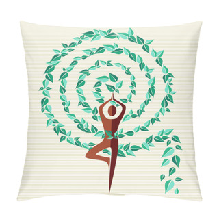 Personality  India Yoga Leaf Tree Pillow Covers