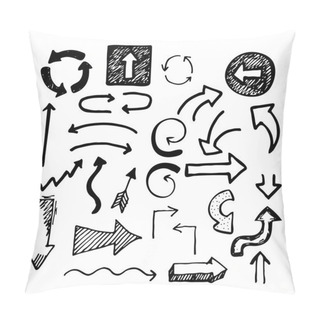 Personality  Sketch Doodle Arrows Pillow Covers