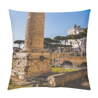 Personality  Trajans Column Pillow Covers