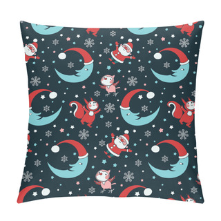 Personality  Animals And  Santa Pattern Pillow Covers