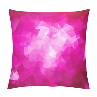 Personality  Abstract Triangle Pink Texture Pillow Covers