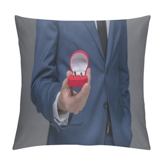 Personality  Man Holding Jewelry  Pillow Covers