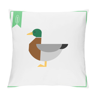 Personality  Duck Icon Pillow Covers
