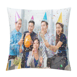Personality  Celebration In Office Pillow Covers