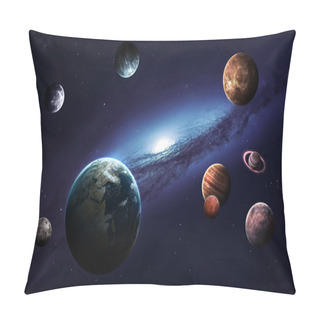 Personality  High Resolution Images Presents Planets Of The Solar System. This Image Elements Furnished By NASA. Pillow Covers