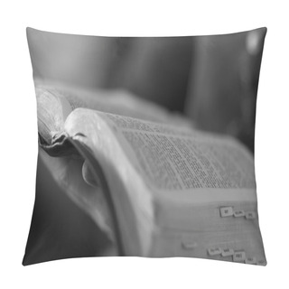 Personality  Woman Reading The Bible Pillow Covers