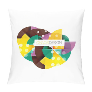 Personality  Dotted Circles, Abstract Background Pillow Covers