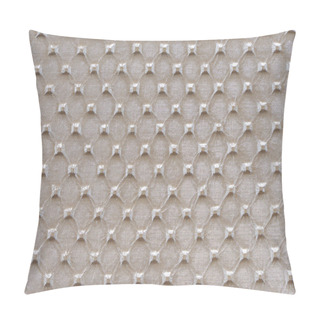 Personality  Peach Puff Synthetic Leather With Embossed Texture Pillow Covers