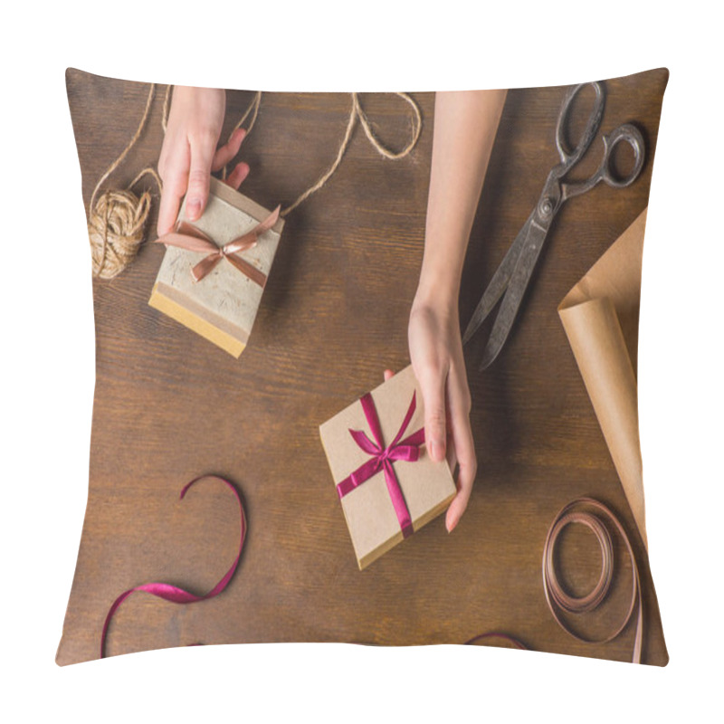Personality  Hands Holding Small Gifts Pillow Covers