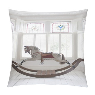 Personality  Antique Rocking Horse  Pillow Covers