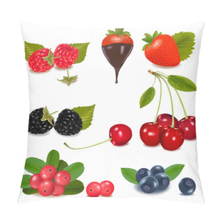 Personality  Group Of Berries. Pillow Covers