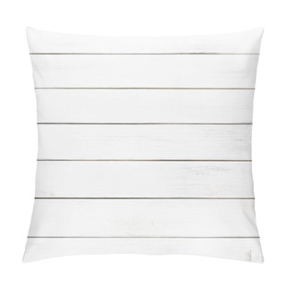 Personality  White Natural Painted Wood Texture And Background. Pillow Covers