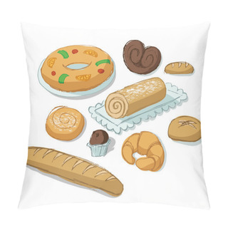 Personality  BAKERY PRODUCTS SET Pillow Covers