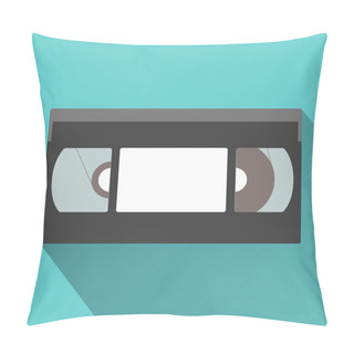 Personality  Vector Video Tape Icon Pillow Covers