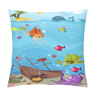 Personality  Sea Life Pillow Covers