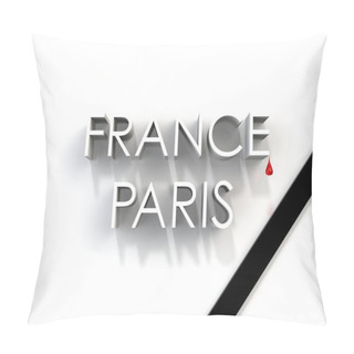 Personality  Sadness In France, Stop Terrorism Pillow Covers